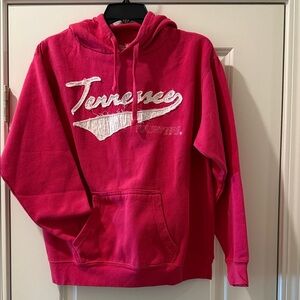 Tennessee Volunteers Pink Hooded Sweatshirt with Drawstrings